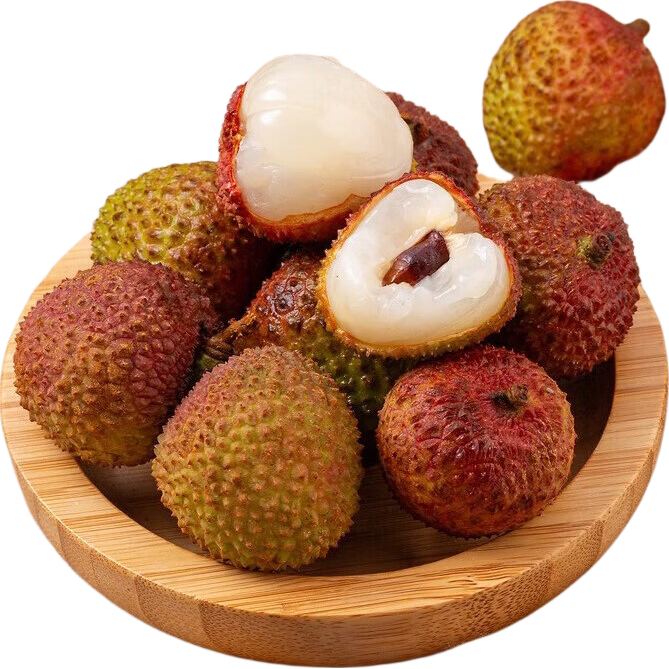 新鲜妃子笑荔枝全国多仓发货水果现摘现发顺丰/京东 带箱5.5斤单果18g净重4.5斤起