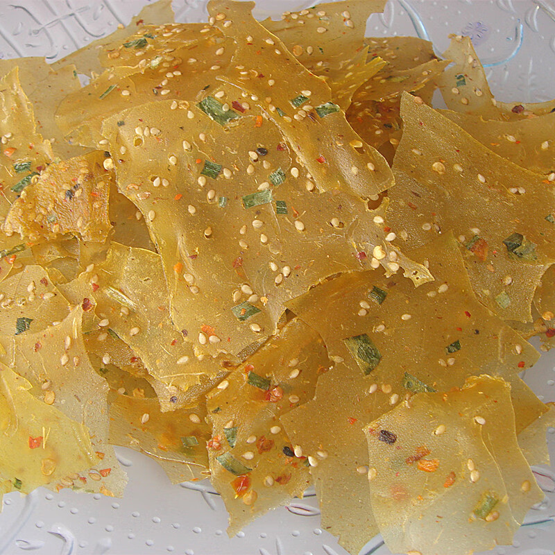 虎钢馋江西赣南特产大余烫皮生烫皮池江烫皮骨休闲食品件