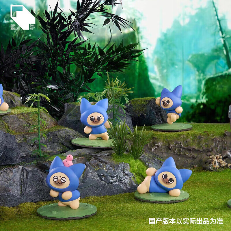 CLCEY怪物猎人崛起周边自制 艾露猫 呆猫猫系列 q版摆件套装礼物 艾露 艾露猫套装6个 仅剩18件