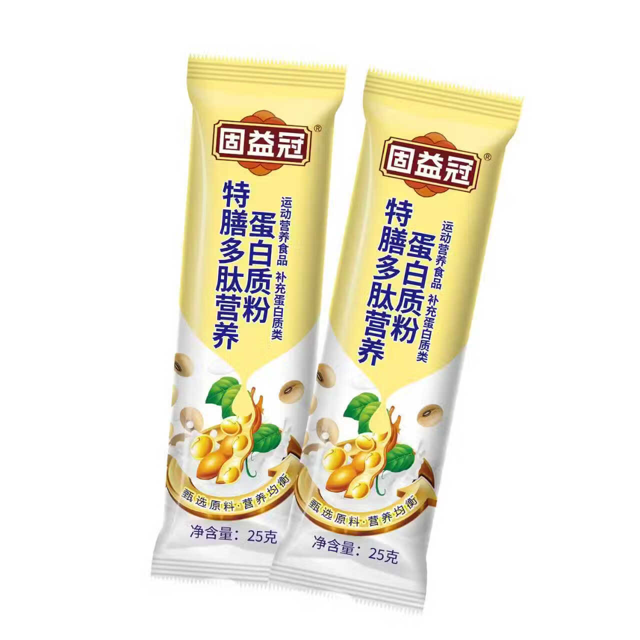 固益冠特膳蛋白质粉80%高蛋白 含进口乳清 健身 康复日常营养补充独立装 500g*1罐