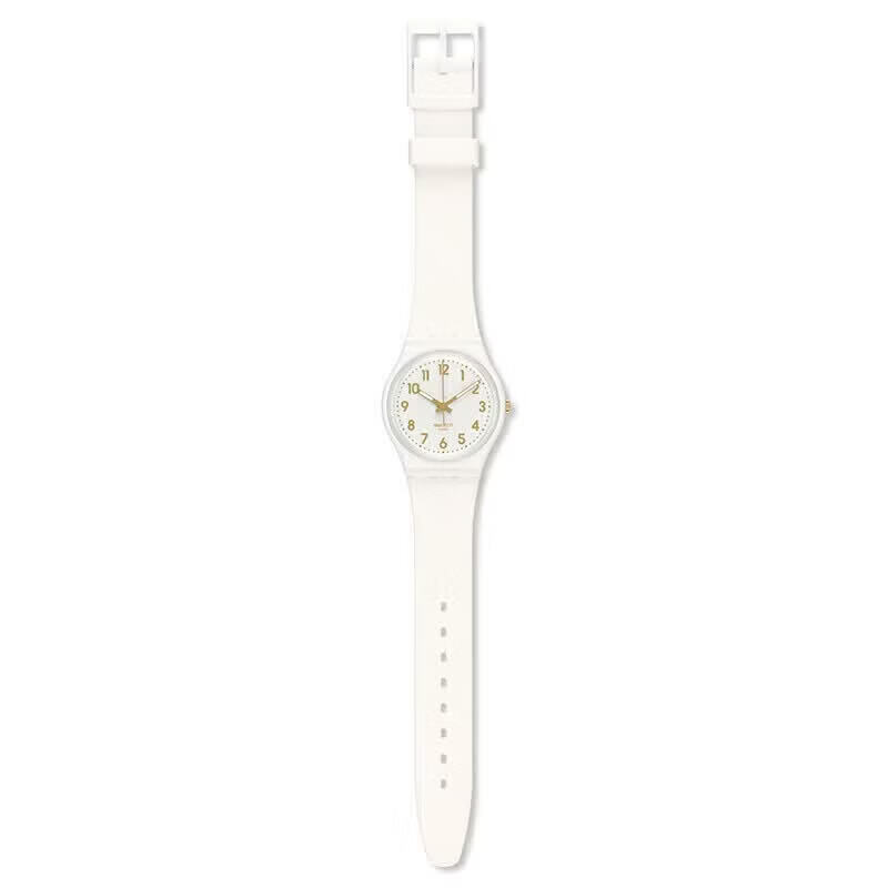斯沃琪（Swatch）瑞士手表石英腕表初高中学生女考试专用生日礼物 【赠文具套装】白衣主教2.0 SO28W106-S14 34mm