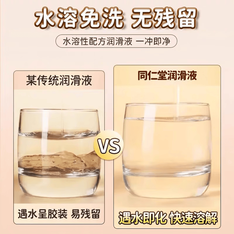南京同仁堂润滑液夫妻用润滑油成人房事用免洗可舔持久超滑缓解干涩润滑剂 200ml 人体润滑剂阴道中老年女性私处玻尿酸官方正品 女人同房阴道专用高謿液情趣用品床上助爱工具非医用