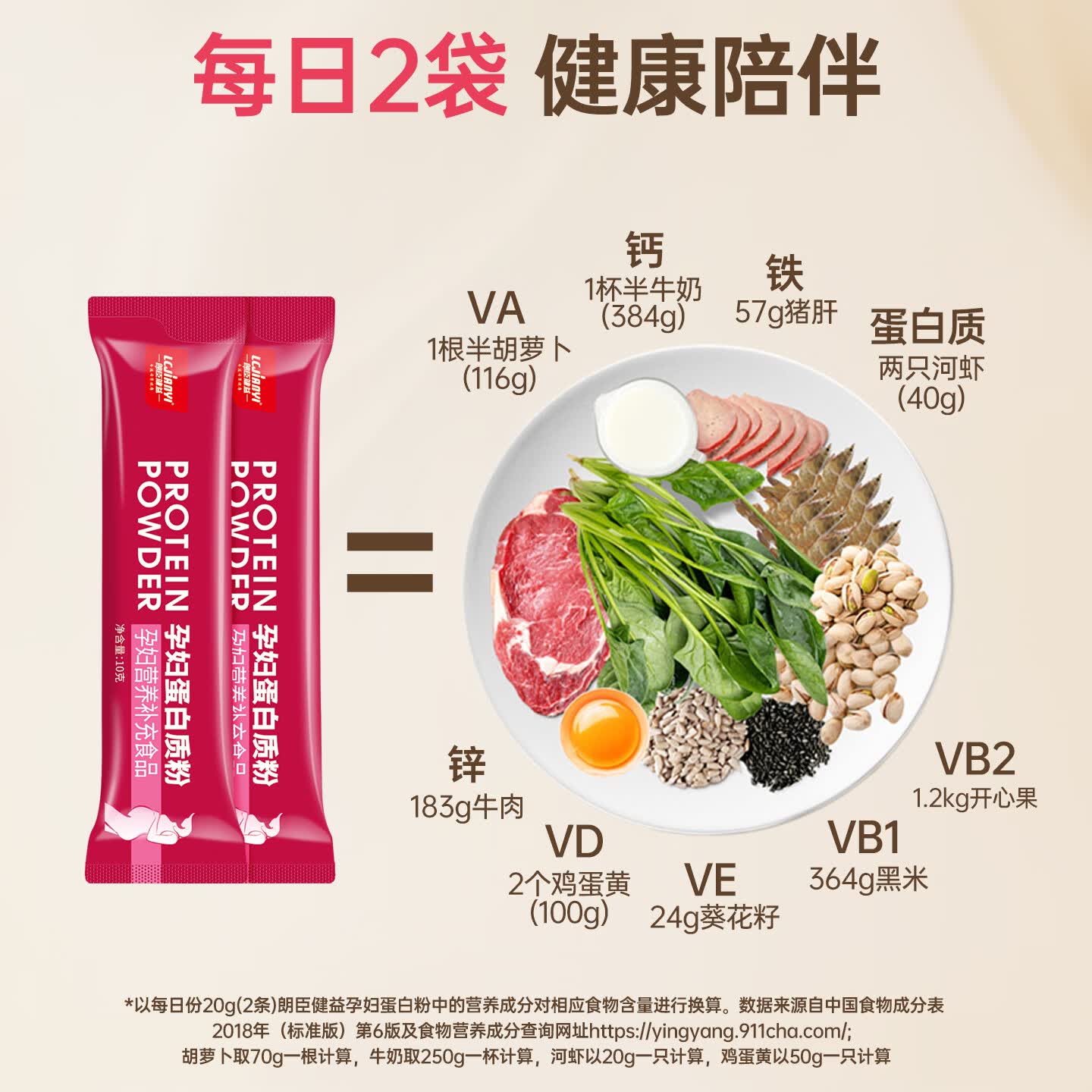 朗臣健益孕妇蛋白质粉孕期备孕怀孕叶酸营养补品乳清蛋白营养粉孕早中晚期 盒装 120g*1盒 (送一条体验装) 乳清蛋白和大豆蛋白