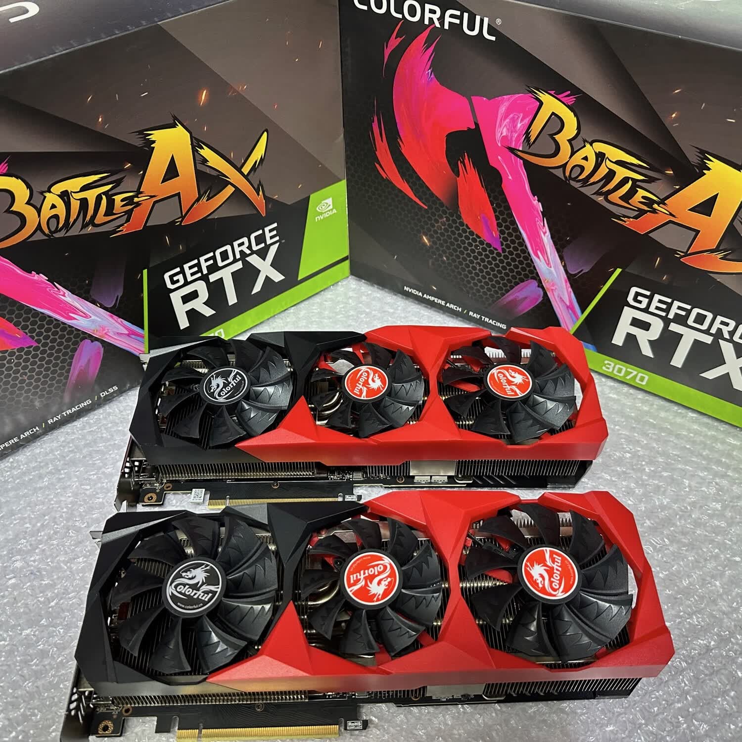战斧盒装 3060/ti 两年保 直播吃鸡游戏显卡 七彩虹rtx3070 8g 战斧