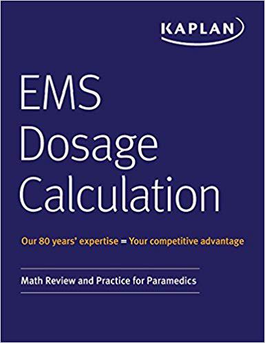 【预订】ems dosage calculation: math review and