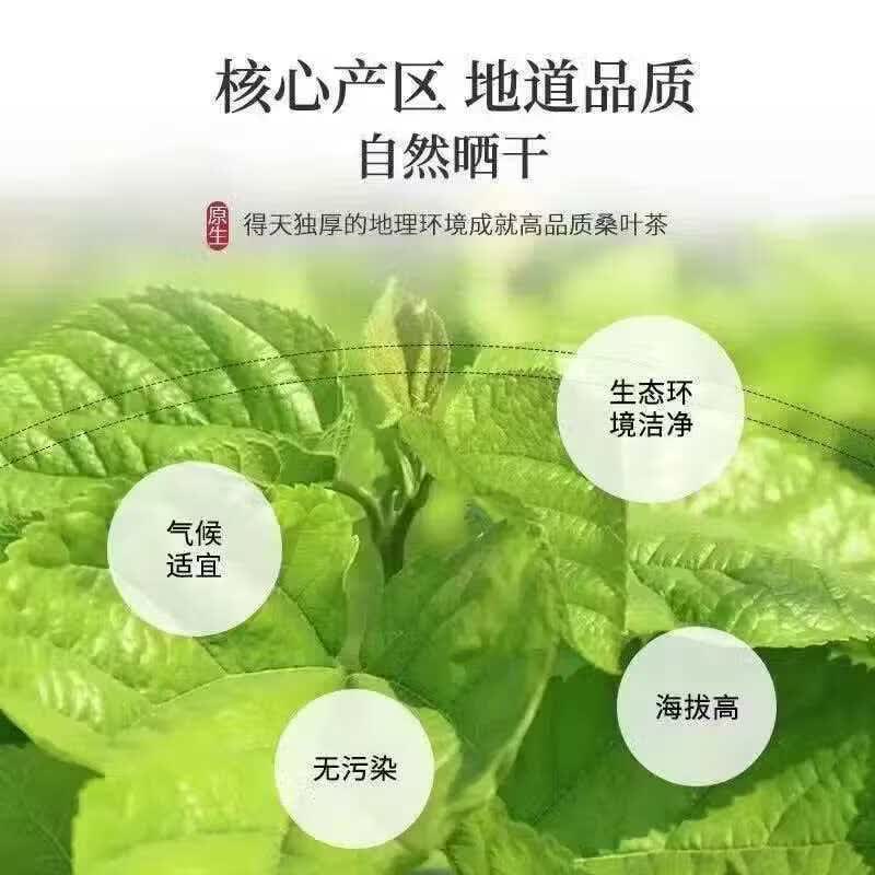 同仁堂正宗霜后桑叶茶老树特级桑叶清香养生泡水喝中草药霜打桑叶养生茶 霜后桑叶茶200g*4罐 200g*4罐