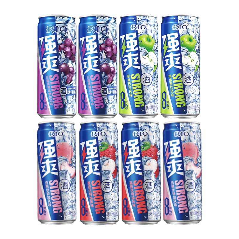 锐澳RIO强爽8度预调鸡尾酒330ml×8罐 28.45元 - 线报酷 锐澳RIO强爽8度预调鸡尾酒330ml×8罐 28.45元 - 线报酷