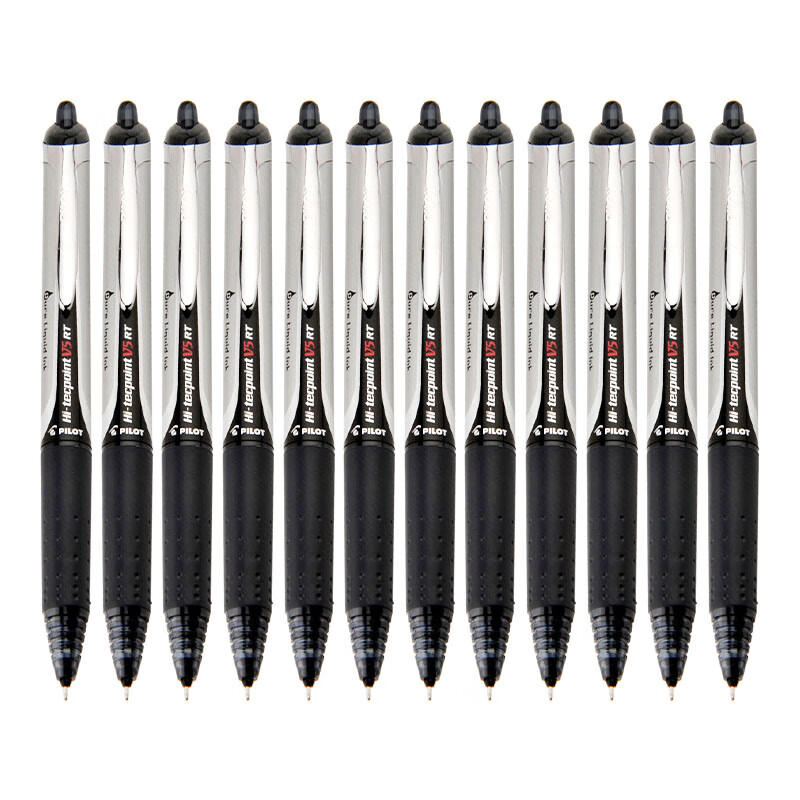 笔类日本百乐BXRT-V5按动针管笔中性笔签字笔水笔黑色深度剖析功能区别,质量好吗？