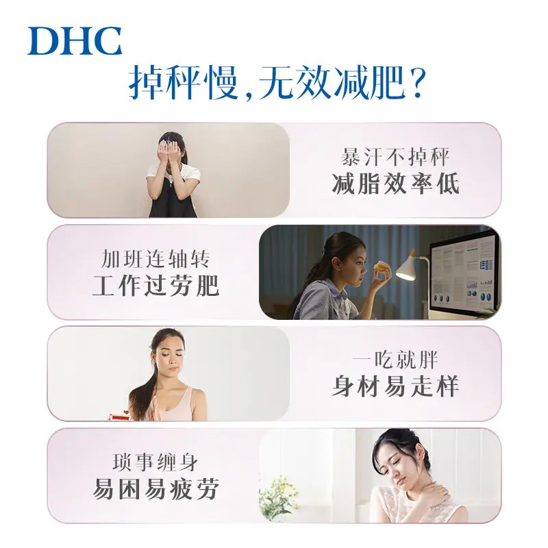 DHC薏仁丸 高含量薏仁精华胶囊 含维生素E 健康好气色润养肌肤 进口 【排湿气-提代谢】-薏仁丸+复合VB- 1袋*1袋