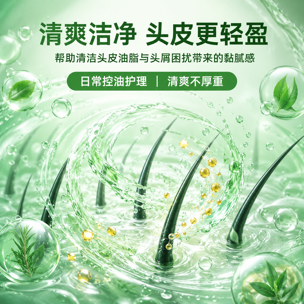 宝诗琪洗发水二硫化硒洗发水毛囊控油去屑止痒头部蓬松皮控油疙瘩 去屑止痒500g*1瓶装