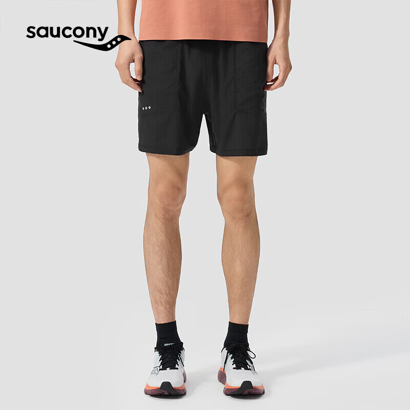 SAUCONY官方男子户外运动休闲吸湿排汗跑步透气短裤