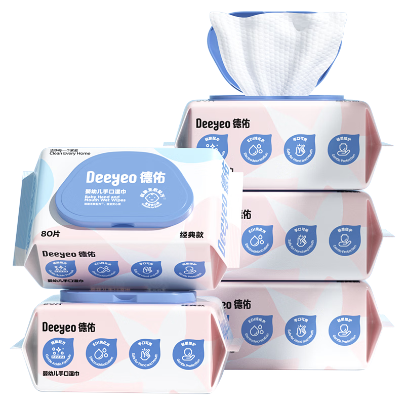 ���� Ӥ���ֿ�ʪ��80��*5�� 25.9Ԫ