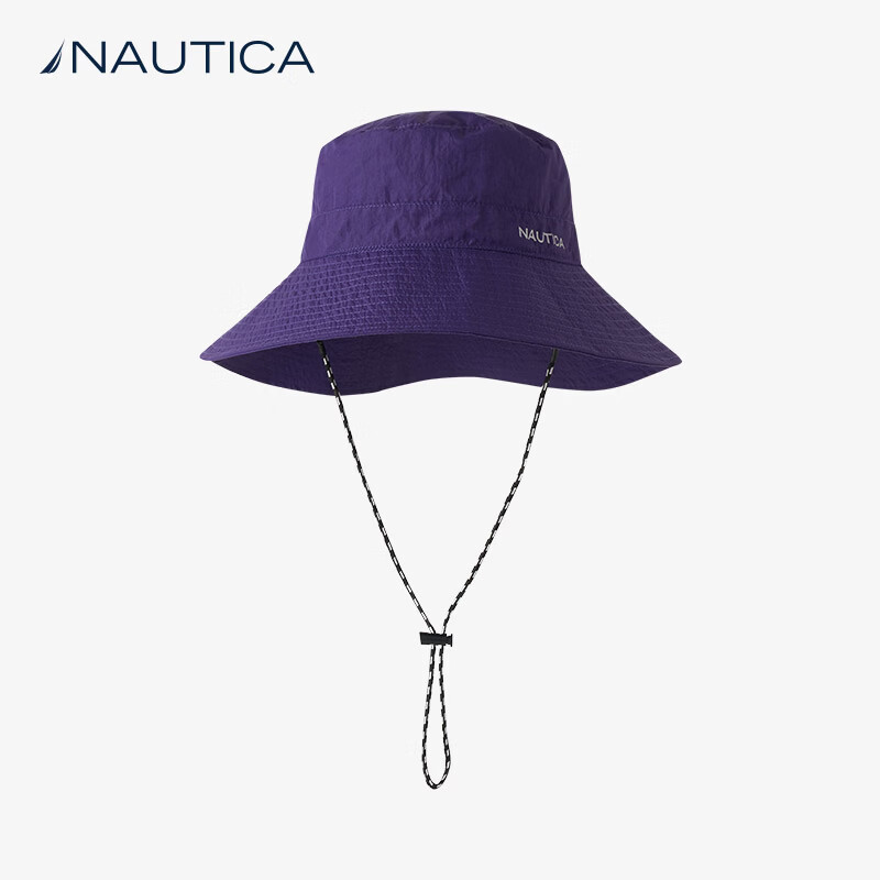 诺帝卡（NAUTICA）诺帝卡童装男童女童渔夫帽夏季儿童遮阳防晒帽头饰户外出游帽子 藏青【可收纳】