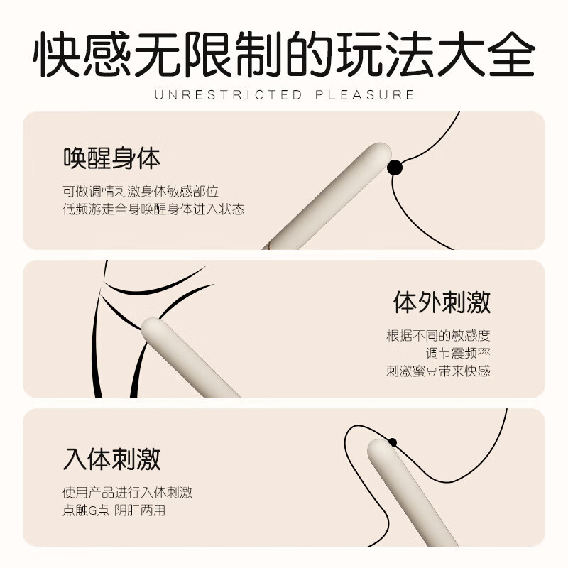 琛时珍mini棒震动棒点潮笔小号静音阴蒂蜜豆入体g点女用自慰器小巧隐蔽 渐变粉小程序款+送润滑油 按摩点潮笔女士情趣高档自慰器情趣用品