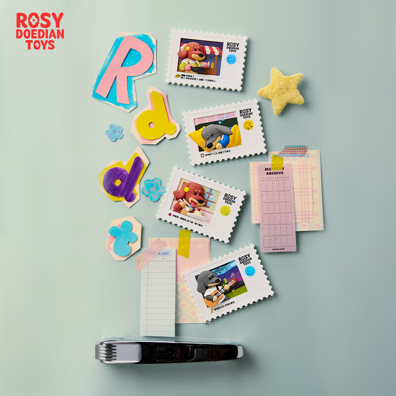 ROSYDOEDIAN TOYS朋友圈大公开系列冰箱贴盲盒高颜值装饰女生生日礼物Rdd toys 盲盒（随机1个） 盲盒随机不指定，不支持无理由退货退款