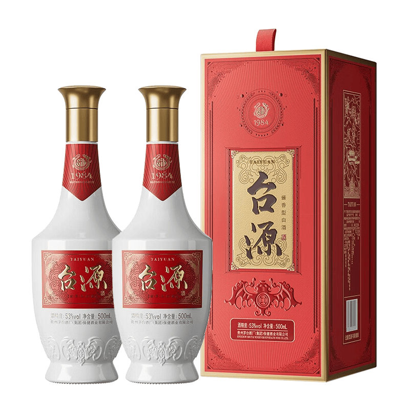 台源酱香型粮食酒53度500ml6瓶整箱 53度 500mL 6瓶 整箱装