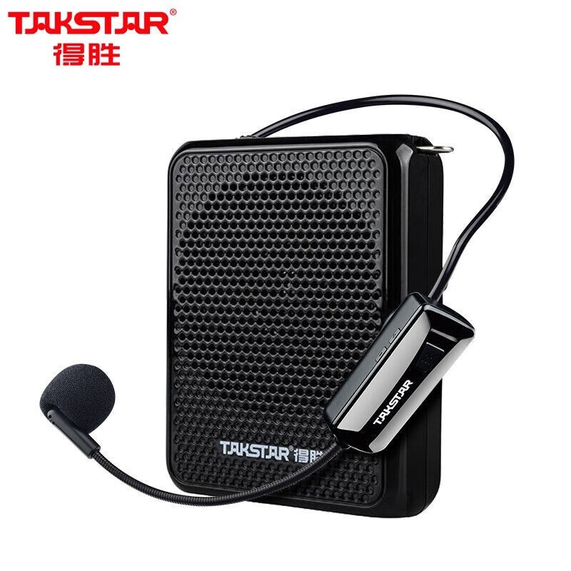 得胜(TAKSTAR) E126W便携式无线扩音器 户外蓝牙无线导游培训专用摆摊老师上课讲课小蜜蜂 经典黑