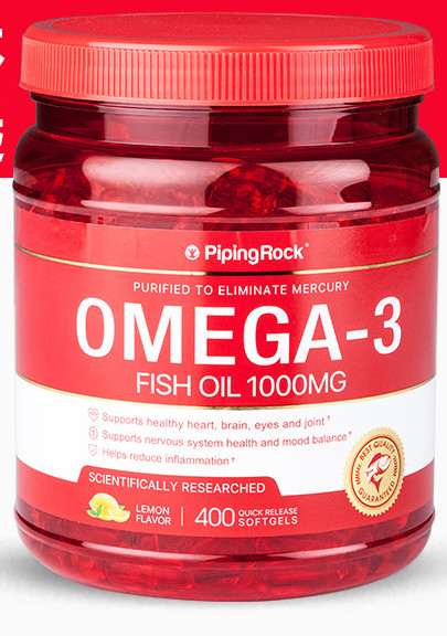 2美国朴诺深海鱼油omega3软胶囊dha欧米伽3成年人 深海鱼油400粒