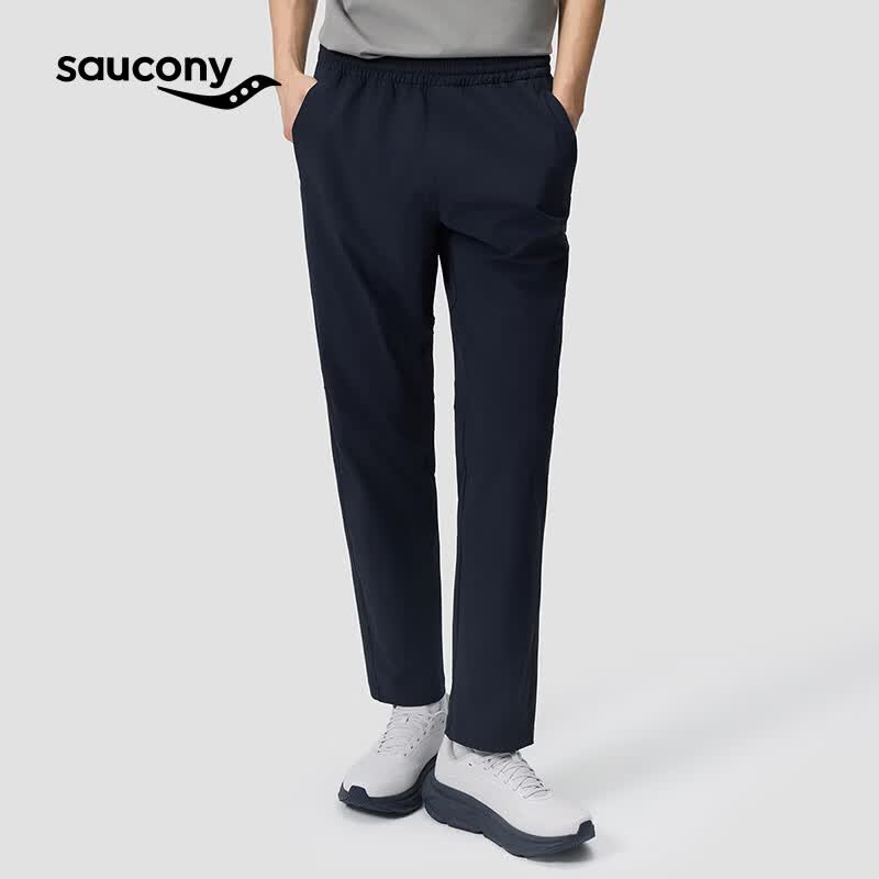 SAUCONY索康尼男子26春夏新品都市生活防泼水轻户外休闲长裤 天际蓝 2XL