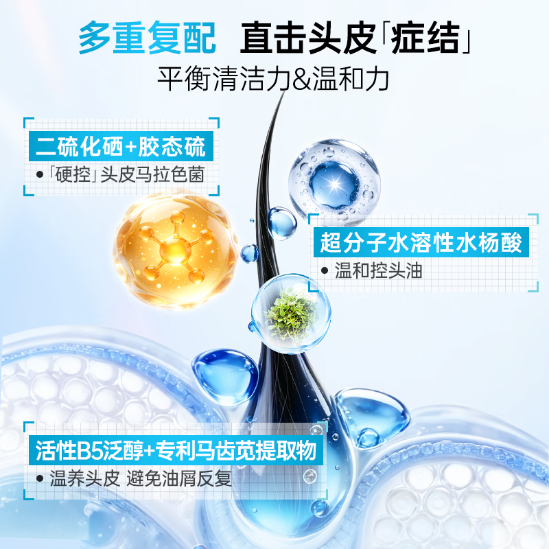 康王拜耳青少年洗发水 控油去屑 舒缓止痒滋养修护头皮清洁洗发露 【青少年】滋养修护紫瓶 430ml*1瓶 去屑、控油、止痒