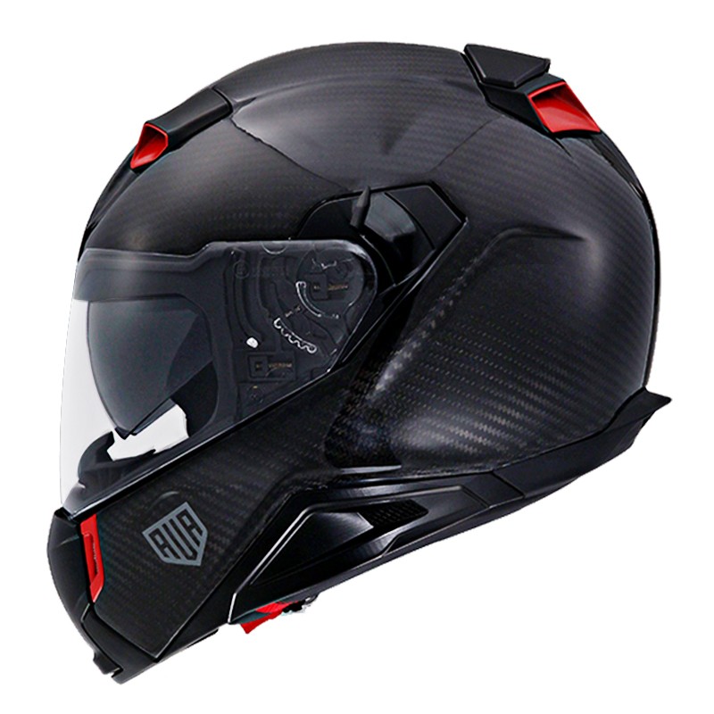 ava碳纤维哑光摩托车头盔