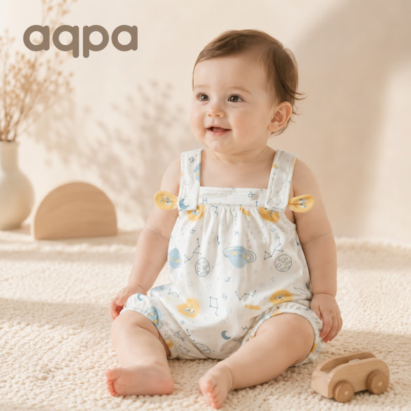 aqpa三角爬服 27.6元，aqpa遮阳帽 28.6元，aqpa撞色短袖 26.7元 - 86线报