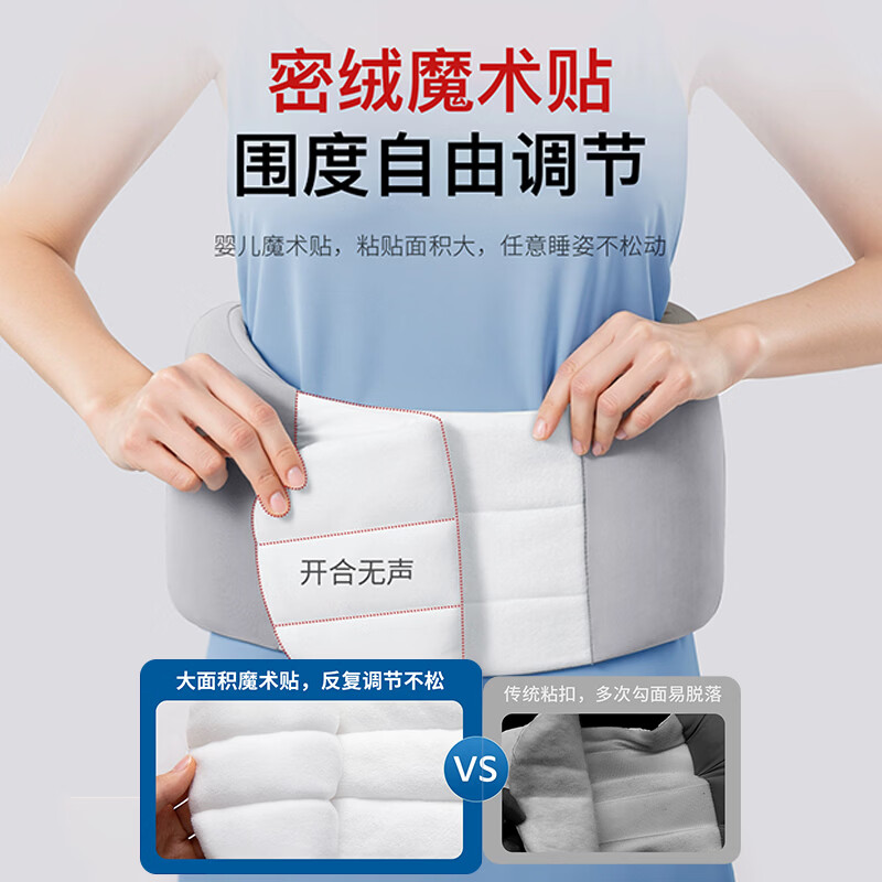 LISM日本品质睡觉腰垫护腰带腰枕晚上支撑睡眠专用腰椎盘突出腰痛腰托 标准款【80-130斤】男女通用 【不塌陷羽绒棉/仿生支撑/男女通用】