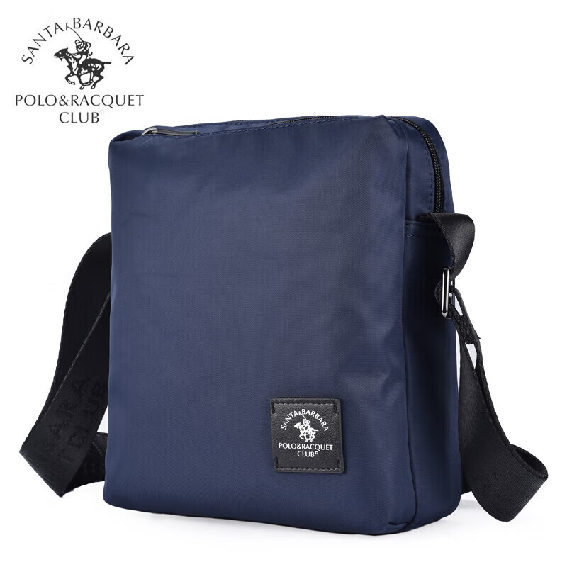 圣大保罗(santa barbara polo & racquet club)男包简约轻便单肩斜