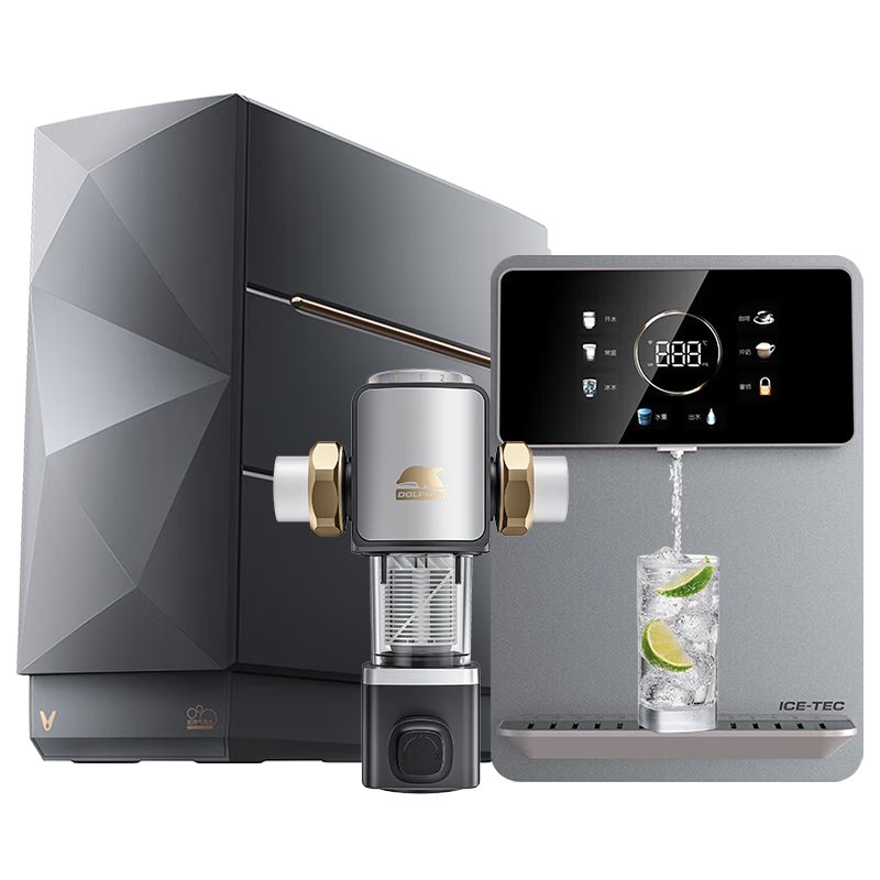 ���ף�VIOMI���߶˾�ˮ��1200G ��̿ĸӤ��ֱ��ˮ ��˫��A Ai����ˮ��ͷ ���� ��������ʽ ȫ�ݾ�ˮ������ˮ���� ��ȫ�������ס���ˮ��+8Tǰ�ù�����+���ȹ��߻� 6���⻻RO��о+7�����