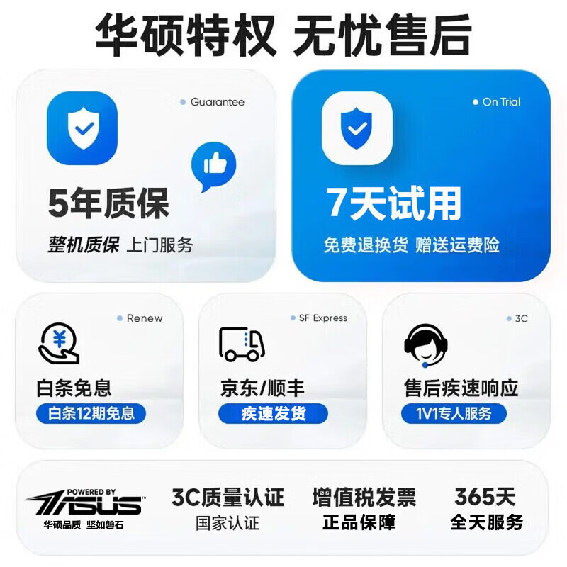华硕(ASUS)电脑【酷睿i5-14400F】台式机独显整机办公游戏全能高配主机家用电竞直播设计企业补贴全套品牌机 酷睿i5+16G+628G+旗舰办公核显 华硕商务主机+25寸护眼显示屏