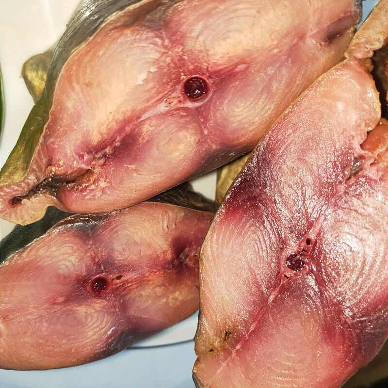 彦瑛【广东梅香咸鱼】臭香味咸花鲅鱼咸马鲛鱼老咸鱼酶香咸鱼发酵咸鱼