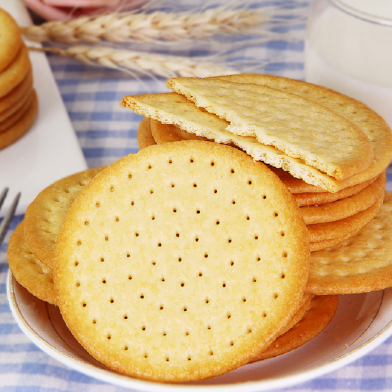 葡记牛乳大饼1000g整箱礼盒装营养早餐代餐曲奇饼干面包甜点下午茶