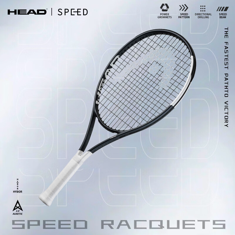 HEAD海德SPEED系列L5专业网球拍2026年新款全碳素碳纤维比赛辛纳同款 【26年新款-300g】Speed MP 100拍面 2号柄