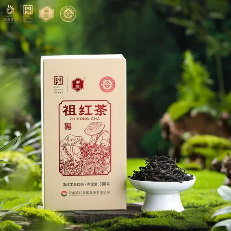 凤（feng）【凤】牌红茶凤牌祖红茶云南凤庆滇红内带真空包装中华品牌 凤牌祖红茶【380克】