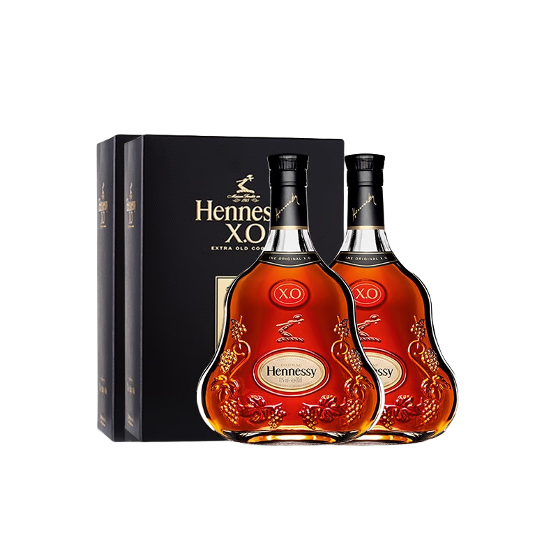 軒尼詩（Hennessy）【官方直營】軒尼詩XO干邑白蘭地 700mL 2瓶 法國進(jìn)口洋酒