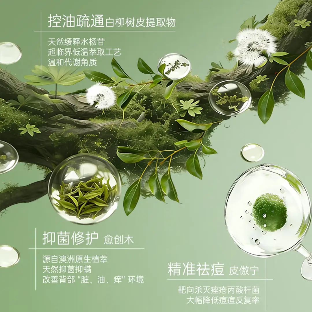 ORGINESE后背祛痘喷雾去除背上痘痘前胸口美背部痘印果酸除螨身体长痘 【见效装】急救背痘 1喷搞定 200ml *1瓶