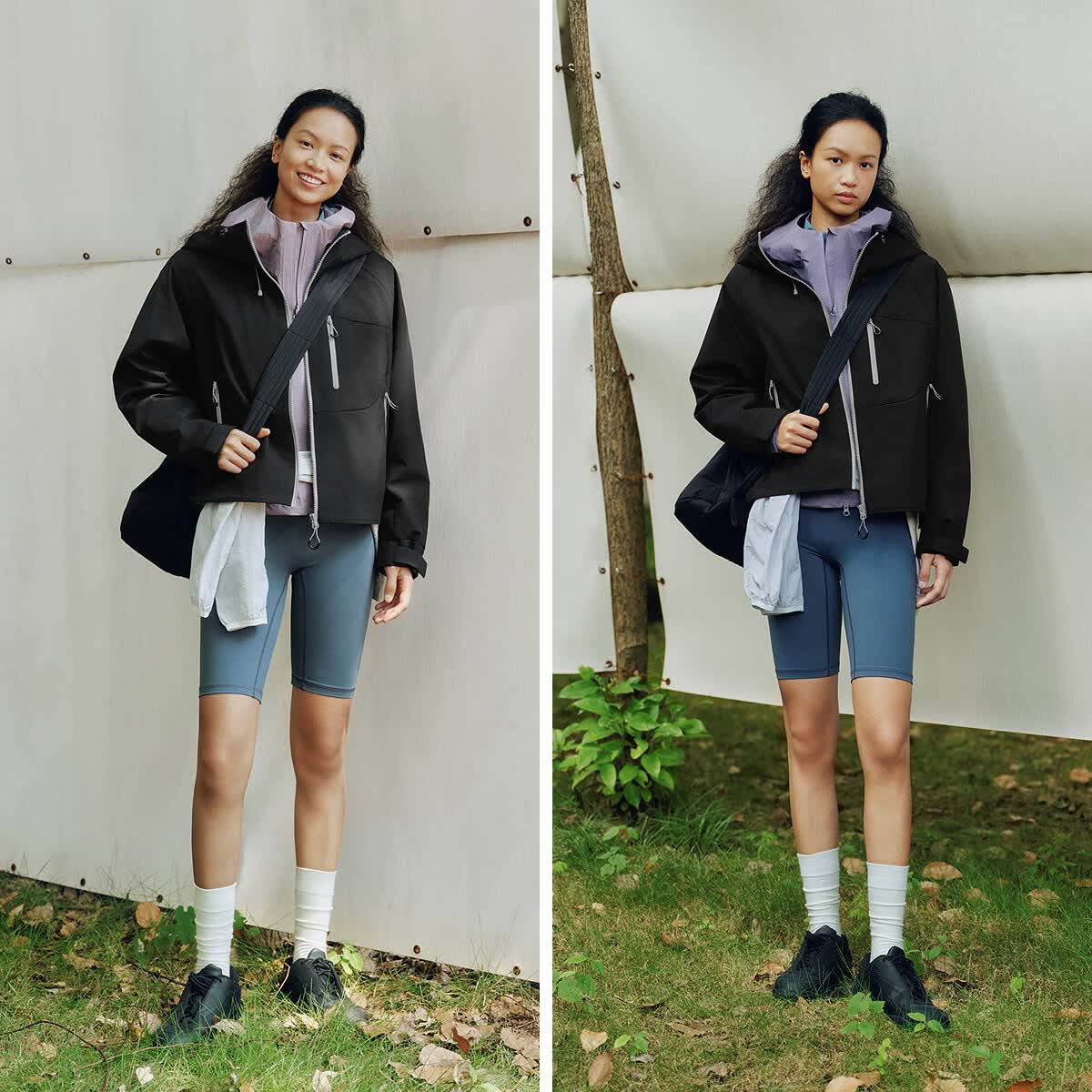森马(Semir)都市护身服|森马XCNSPACE航天合作系列外套女秋季防泼水防风夹克 黑色90001 L