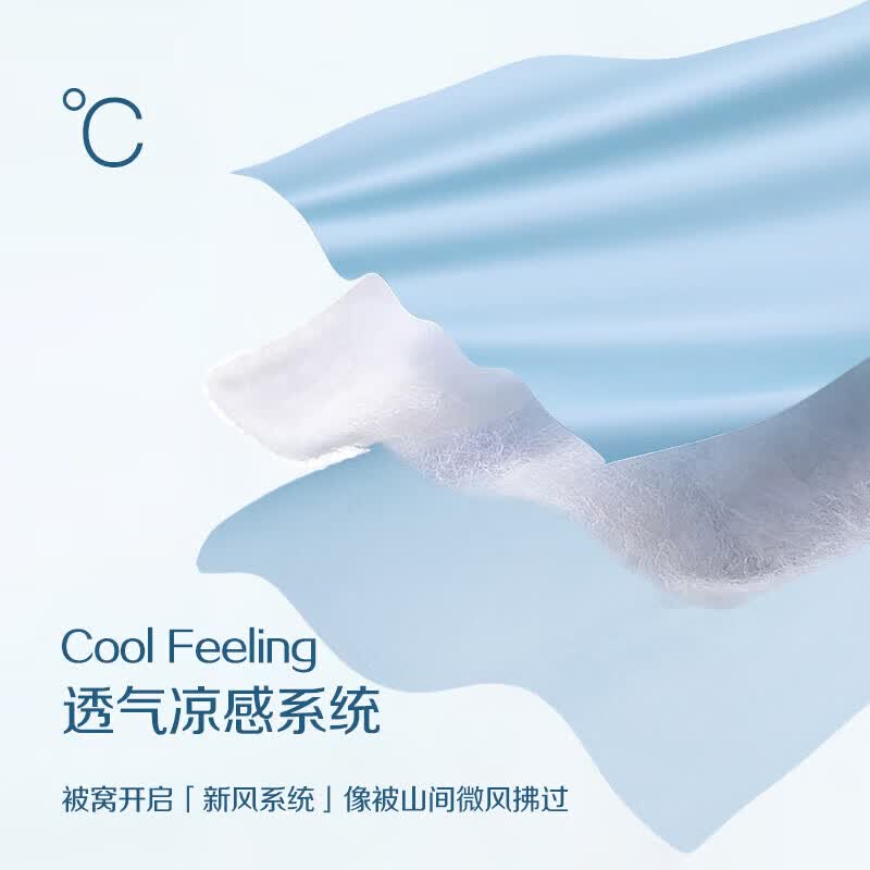 SAWAAG德国品牌夏凉被冰丝凉感空调被深睡控温四季通用薄被子可机洗裸睡 亚朵深睡温控被Pro3.0【深睡蓝】 凉感亲肤 可水洗 150cm*200cm 2026新款 母婴级7A抗菌