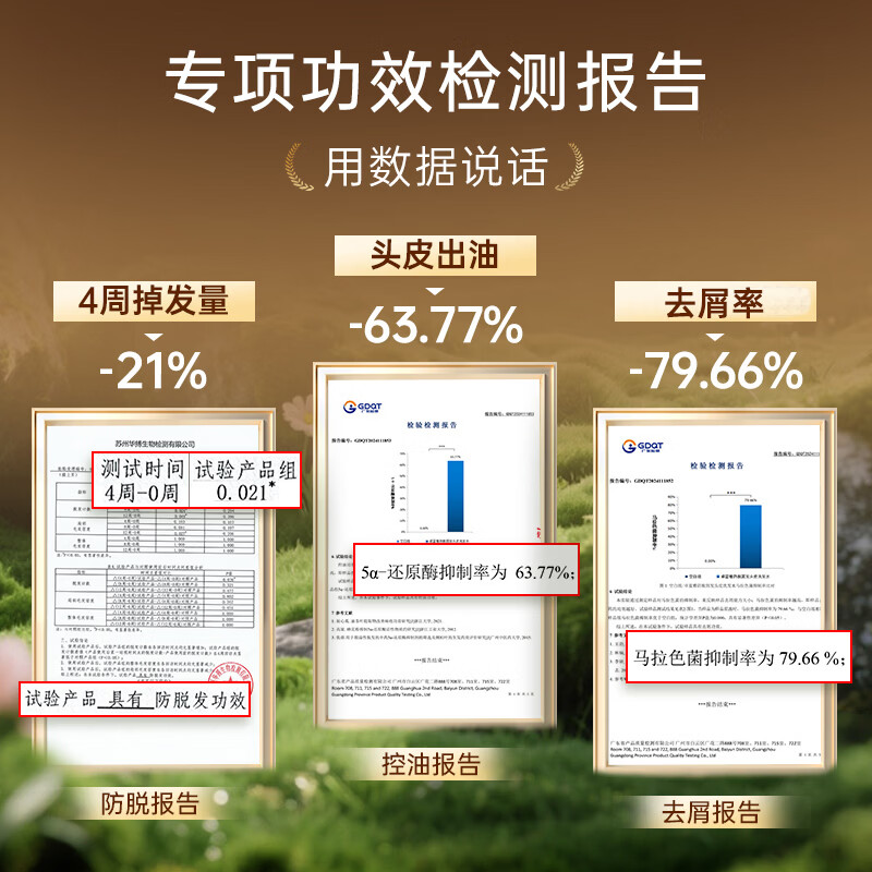 卓蓝雅防脱洗发水控油防脱固发洗发露爆款护发头皮营养剂套装男女士通用 【经典爆款】生姜防脱固发洗发水800ml