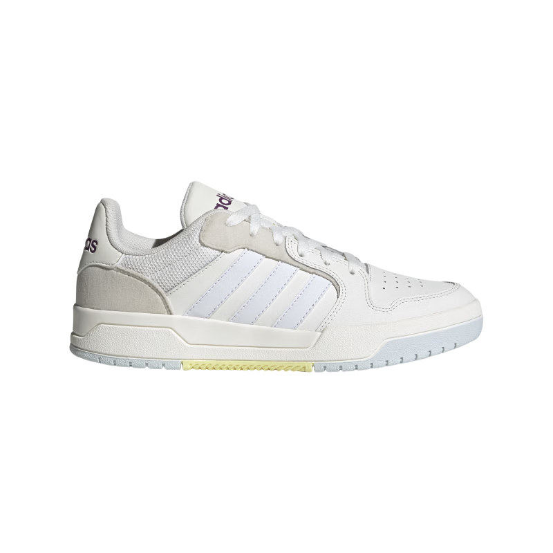 adidas ENTRAP美式校园风运动少年感复古篮球风板鞋男女阿迪达斯 米白色/灰色   41  