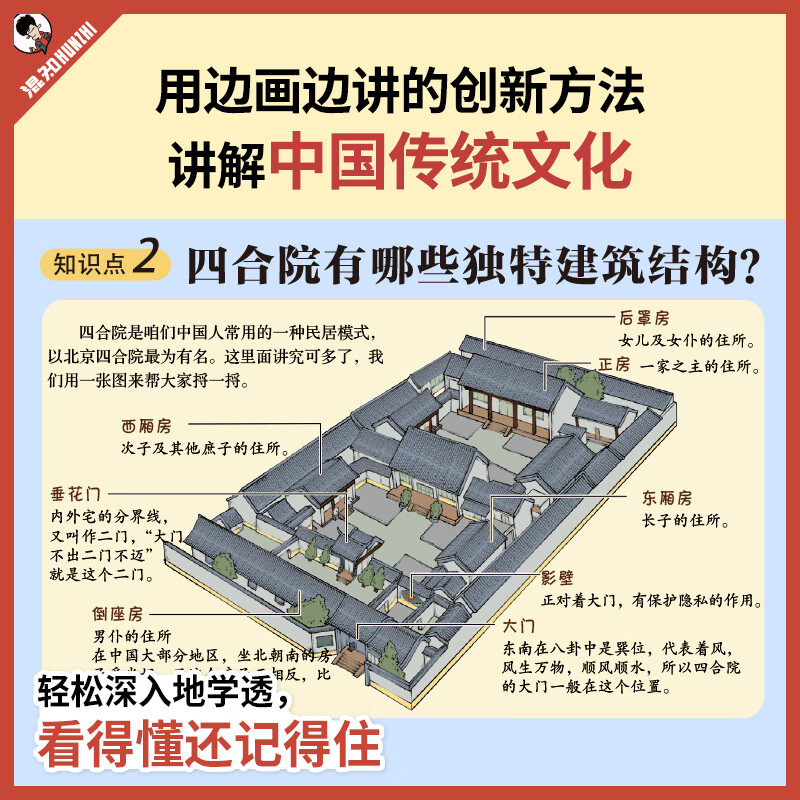 混知首发【限量徽章】混知漫画混子哥边画边讲中国文化常识混子哥边画边讲中国文化常识陈磊趣味科普半小时漫画中国史中小学生课外必读国学启蒙必备儿童漫画科普书 小升初必备-赠徽章-中国文化常识+小四门+物理化