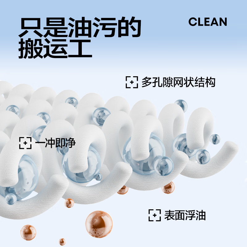 乐乐桉周抛抹布厨房懒人洗碗巾加大加厚竹纤维吸水易清洗不易沾油 随机3卷
