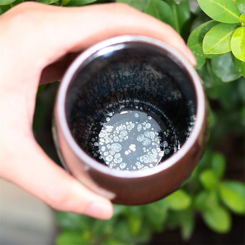 宋匠（songjiang） 建阳建盏茶杯主人杯手工陶瓷单杯茶碗个人专用大容量300毫升茶盏