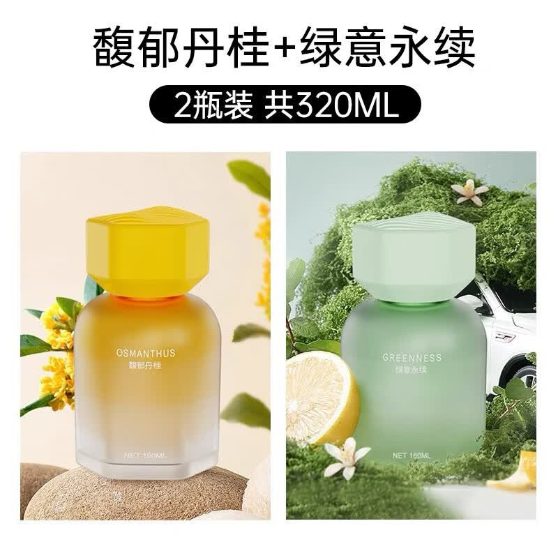 GERTHRON【德国】车载香薰持久留香除异味净化空气防晕车高级香氛母婴 【升级款】浪漫邂逅 160ml 1瓶