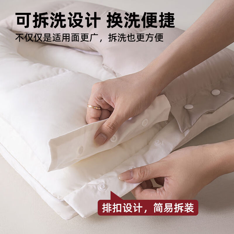 溥畔双向牵引枕头护颈椎助睡眠睡觉专用侧睡不压耳枕芯单人男整头 全棉高枕[一对装]白区睡下8cm咖区睡下10cm 低枕 6+10cm