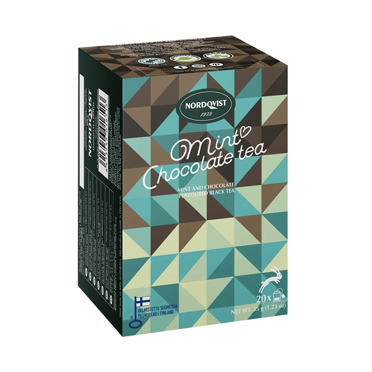 NORDQVIST芬兰进口Nordqvist暖达芬经典巧克力薄荷风味红茶袋泡茶包 巧克力薄荷红茶 35g