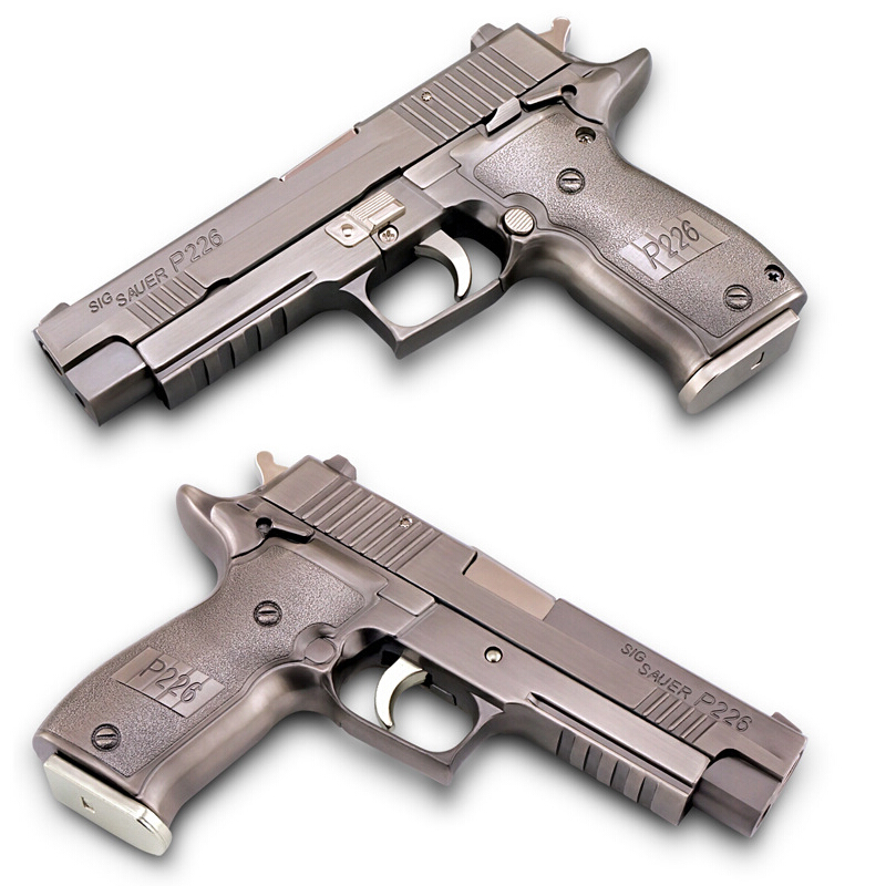军迷军事模型收藏礼品 可拆卸 可抛壳 不可发射123 sig sauer p226 枪