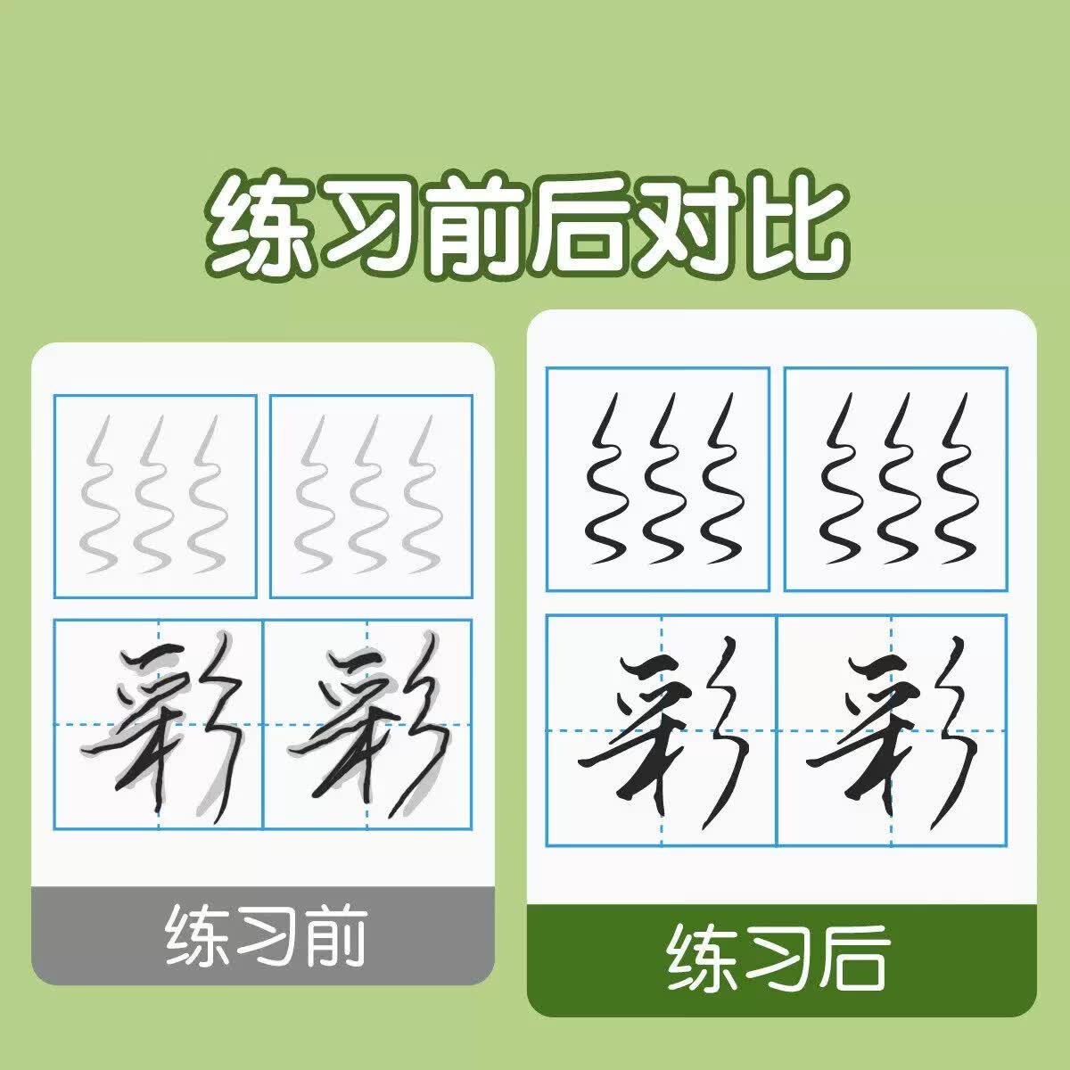 汉状元书院行楷字帖成年人练字专用成人练字帖初中生高中生行书速成钢笔连笔写字帖硬笔书法大学控笔静心描红 【4本】行楷常用偏旁(一+二+三)+临摹纸
