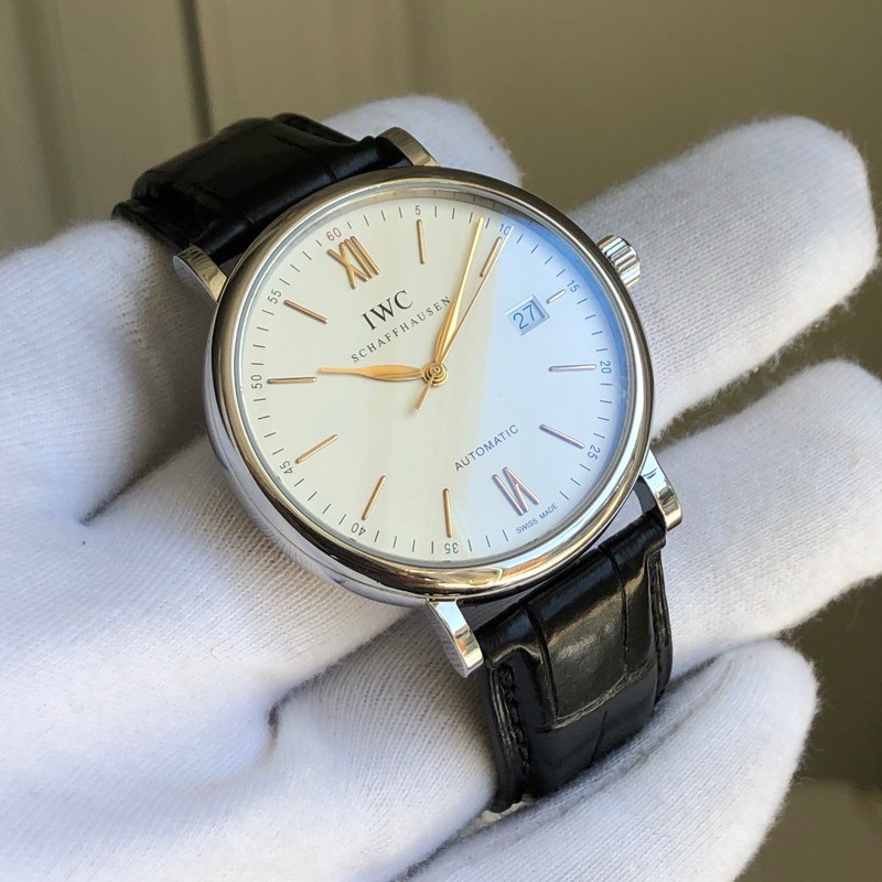万国(iwc)柏涛菲诺系列自动机械男表商务休闲正装手表奢品瑞士腕表单