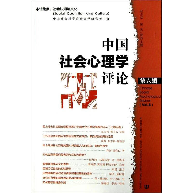 中国社会心理学评论(第6辑)